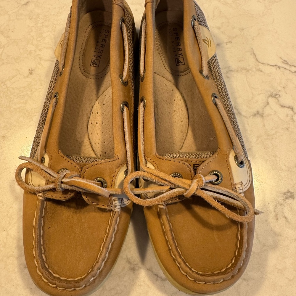 Sperry Tan Boat Shoes